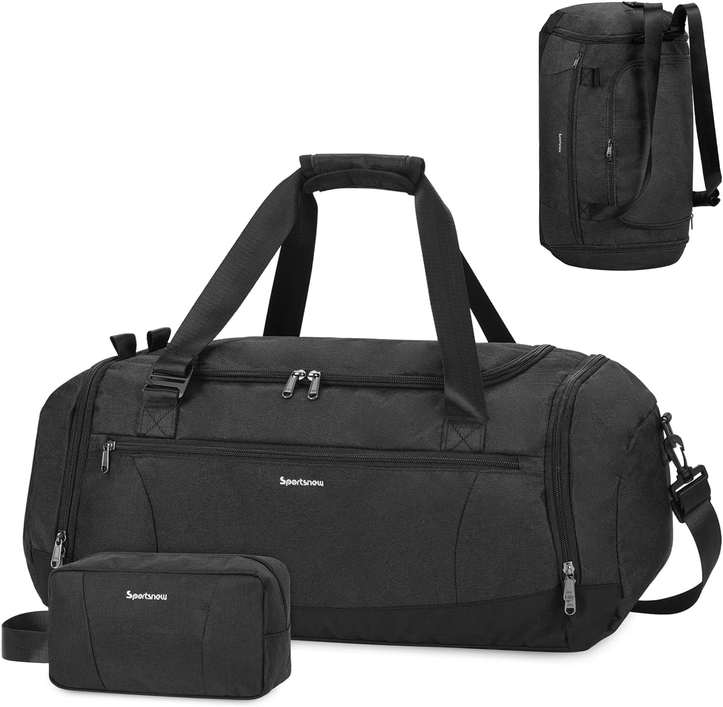 Sportsnew Gym Duffle Bag with Shoe and Wet Compartments